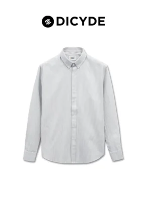 ao-so-mi-oxford-nam-dicyde-mau-ghi-slim-fit, vai-oxford-cotton-chong-nhan, ao-so-mi-nam-cong-so-co-button-down
