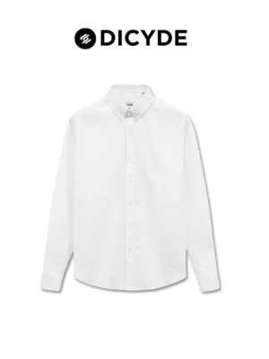 ao-so-mi-oxford-nam-dicyde-mau-ghi-slim-fit, vai-oxford-cotton-chong-nhan, ao-so-mi-nam-cong-so-co-button-down