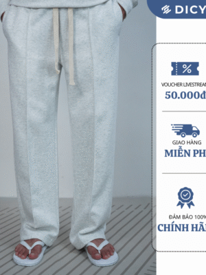 DICYDE – Quần Nỉ Form Rộng – Chất Liệu Vải Nỉ 2 Da